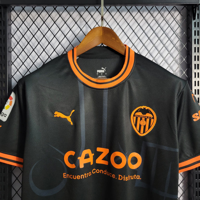 CAMISA DO VALENCIA 22/23 PRETO