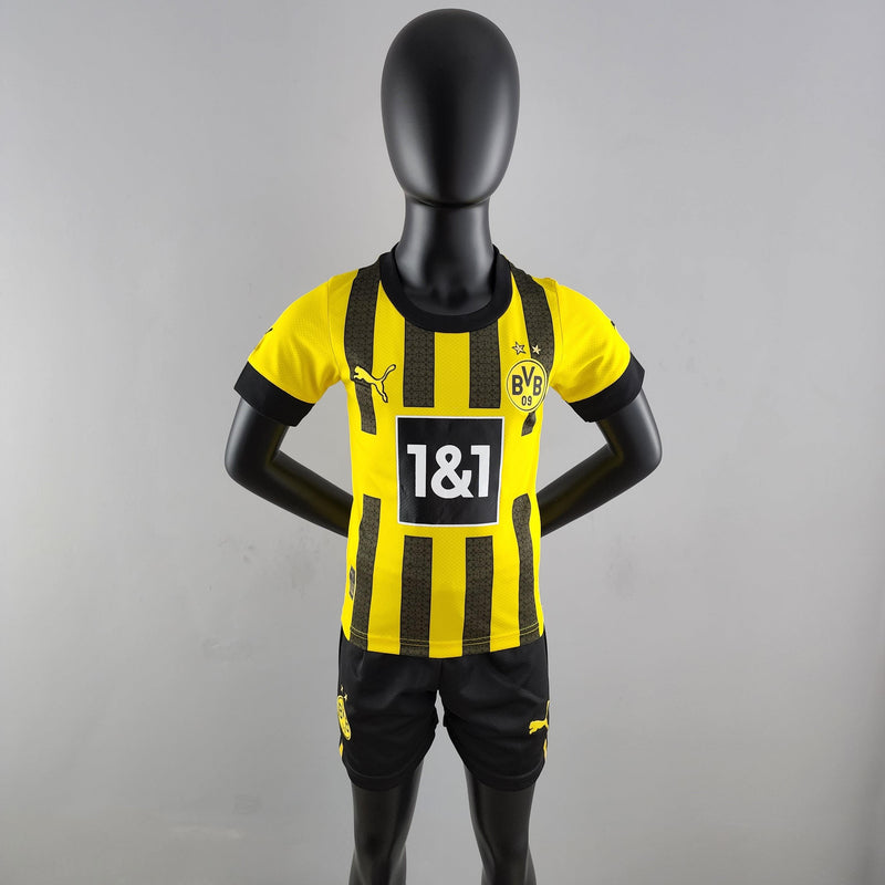 Conjunto Infantil Borussia Dortmund 2022/23 - Home - ResPeita Sports 