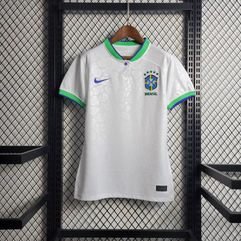 Camisa Seleção Brasil 2022/23 Branca - Feminina