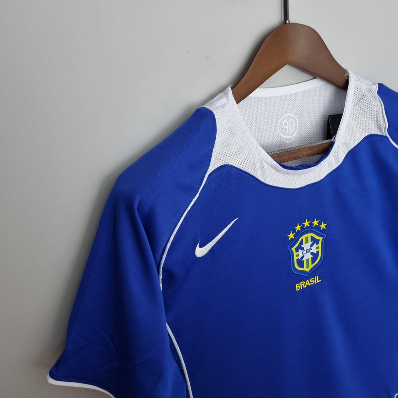 Camisa Retrô Seleção Brasil 2004/06 Away