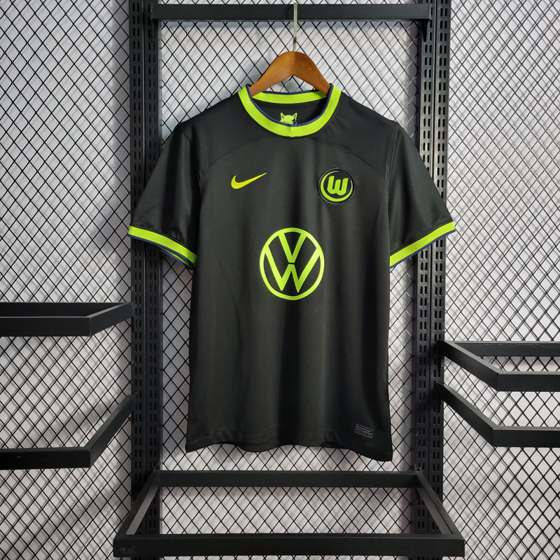 CAMISA DO WOLFSBURG 22/23 PRETO