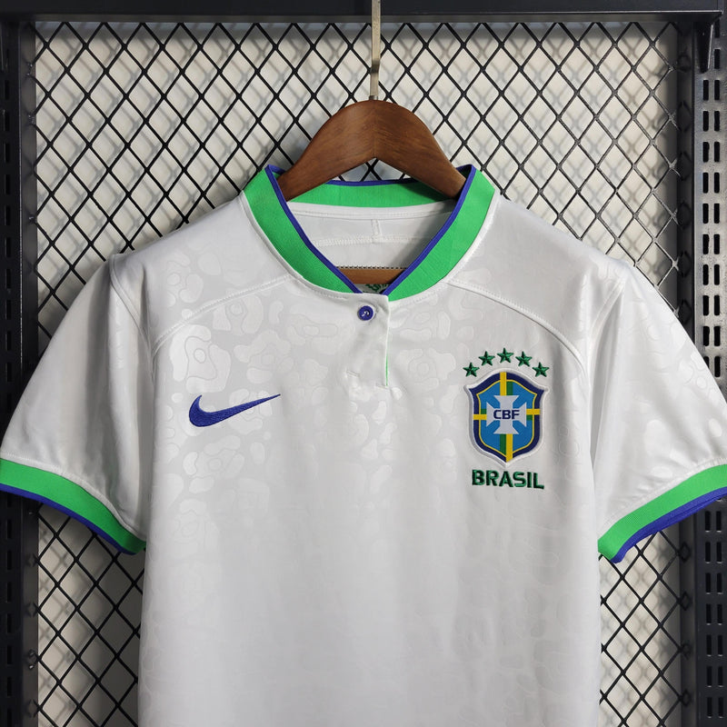 Camisa Seleção Brasil 2022/23 Branca - Feminina