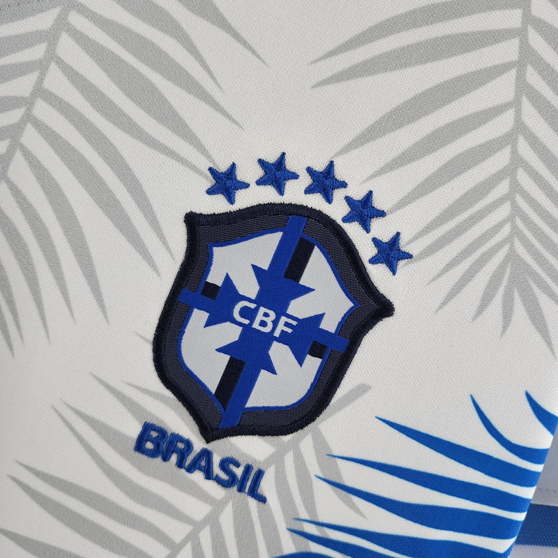 Camisa Seleção Brasil 2022/22 Edição Limitada Branca - Feminina