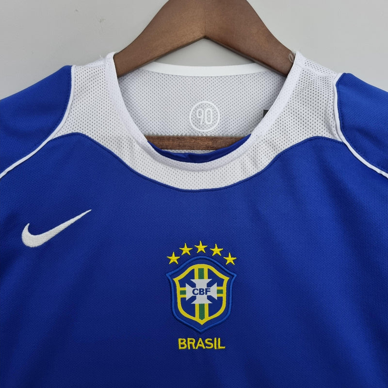 Camisa Retrô Seleção Brasil 2004/06 Away