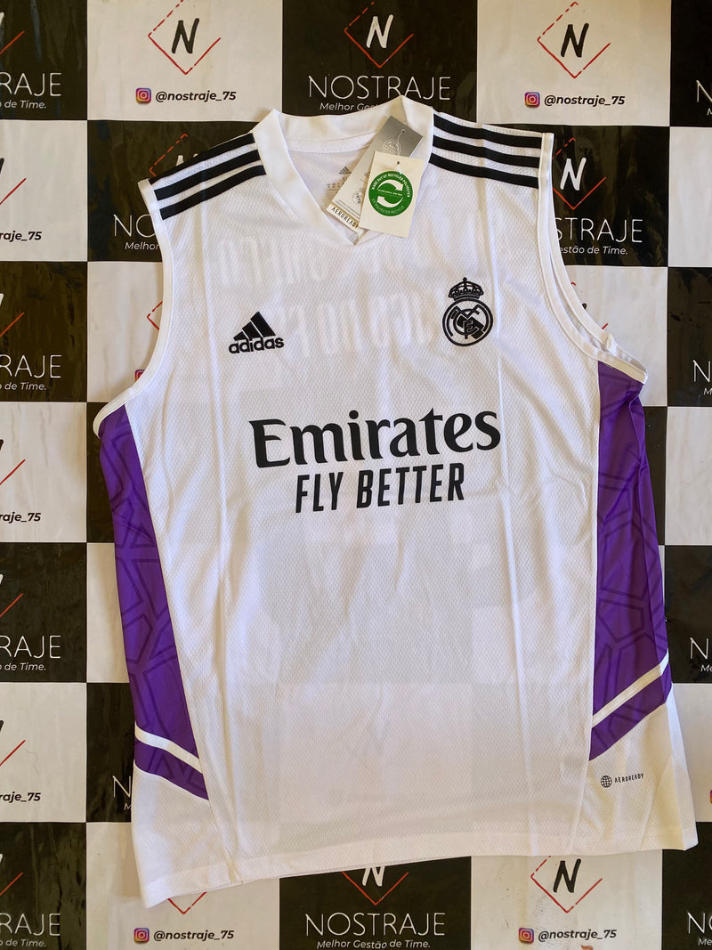 CAMISA REAL MADRID TREINO PERSONALIZADA