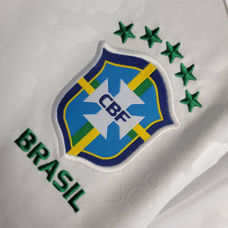 Camisa Seleção Brasil 2022/23 Branca - Feminina