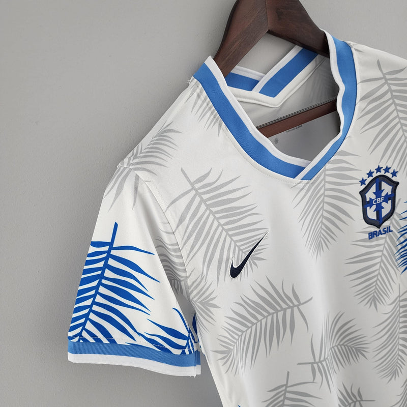 Camisa Seleção Brasil 2022/22 Edição Limitada Branca - Feminina