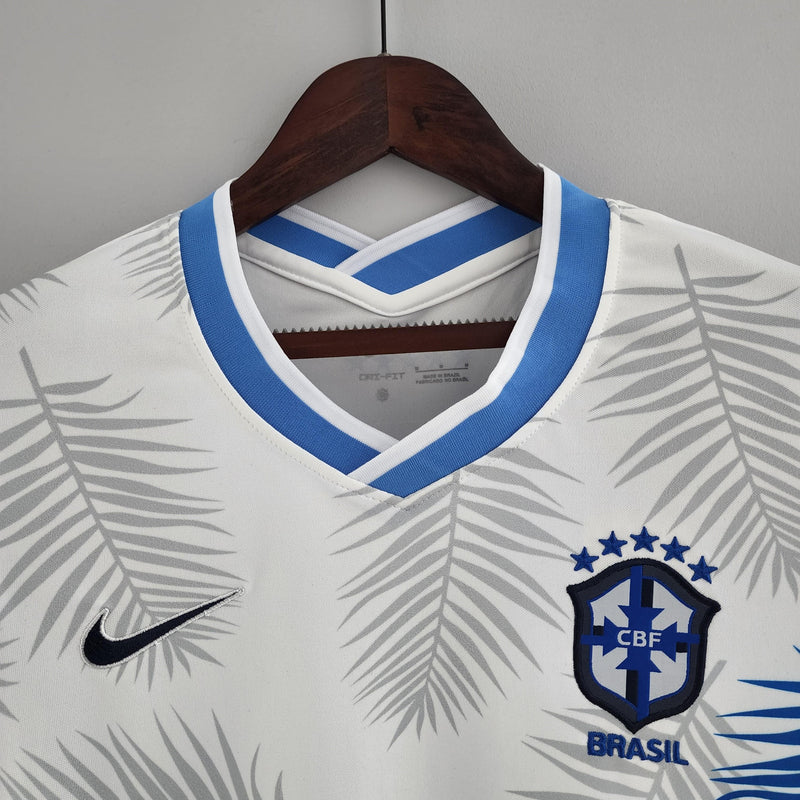 Camisa Seleção Brasil 2022/22 Edição Limitada Branca - Feminina