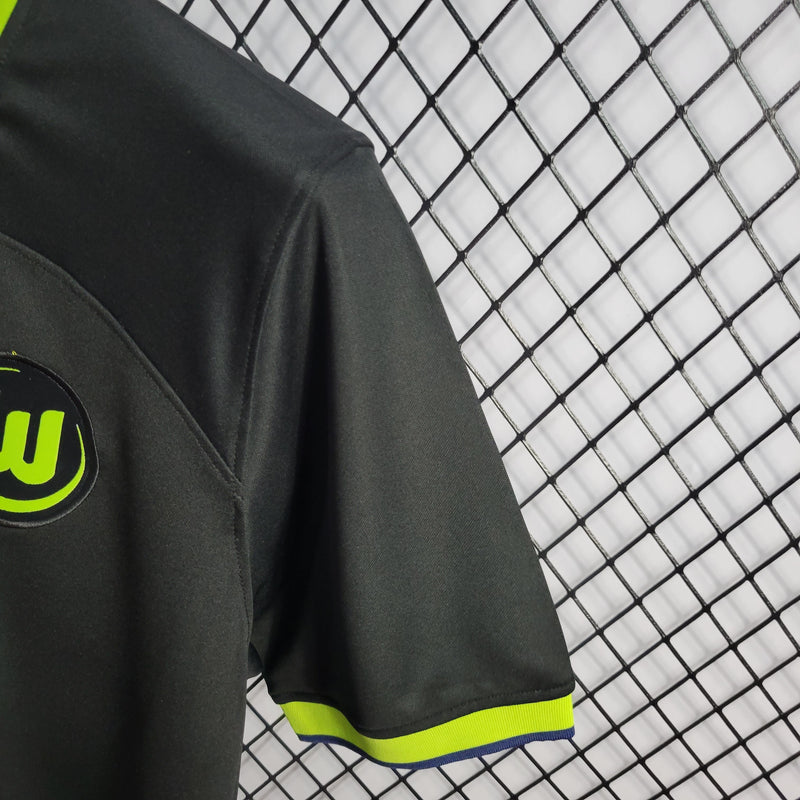 CAMISA DO WOLFSBURG 22/23 PRETO